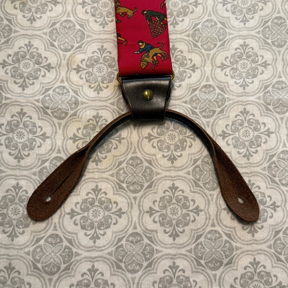VINTAGE RARE HOLLAND & HOLLAND LONDON SUSPENDERS - Picture 6 of 12